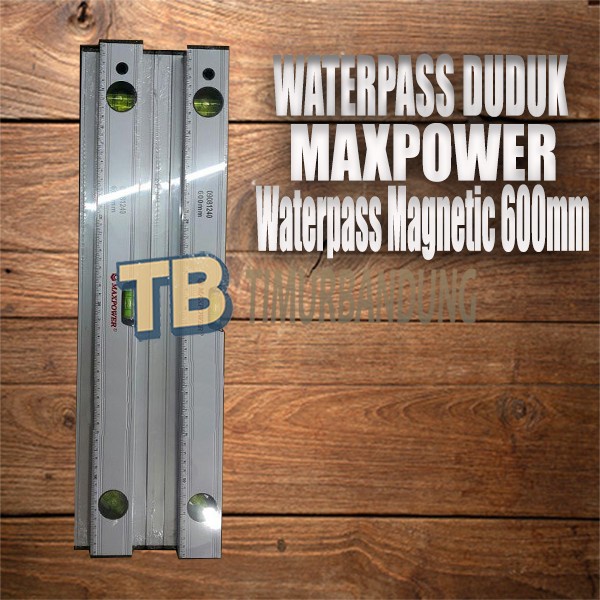 

Waterpass Duduk Digital MAXPOWER 600mm Waterpass Magnetic