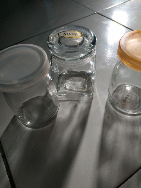 Keke Jar Kaca Mini 150 Ml / Toples Beling Mini Kedap Udara 150 Ml