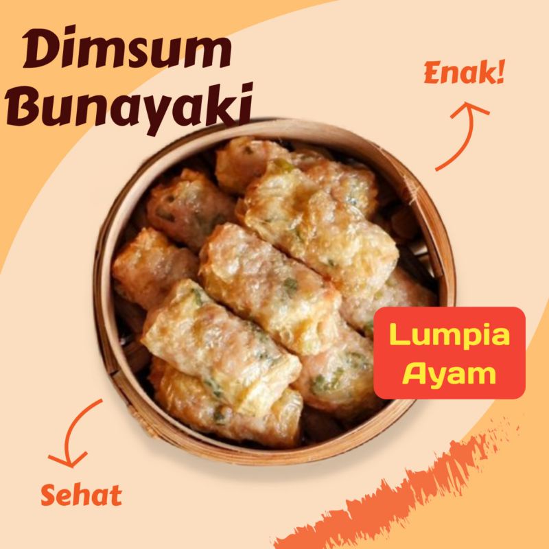 

Lumpia Ayam Kulit Tahu Premium Sehat Enak & Murah Isi 10 Pcs