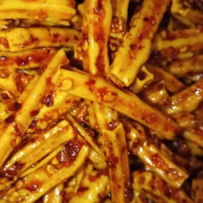 

Seblak kering kerupuk potato