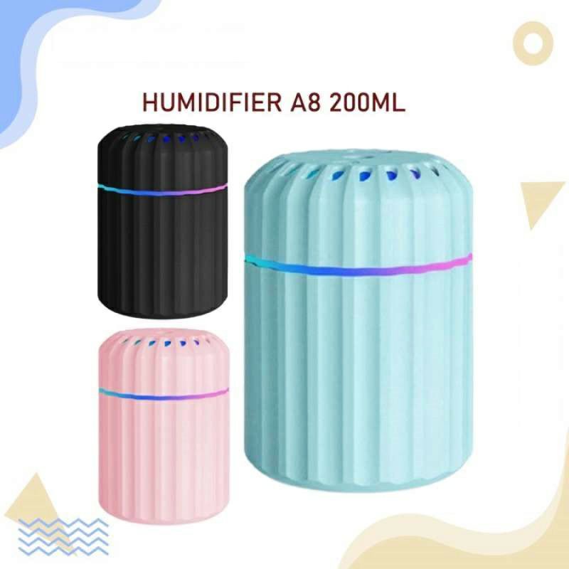 Humidifier Diffuser USB Mini A8 - Pengharum Ruangan / Pelembab Ruangan