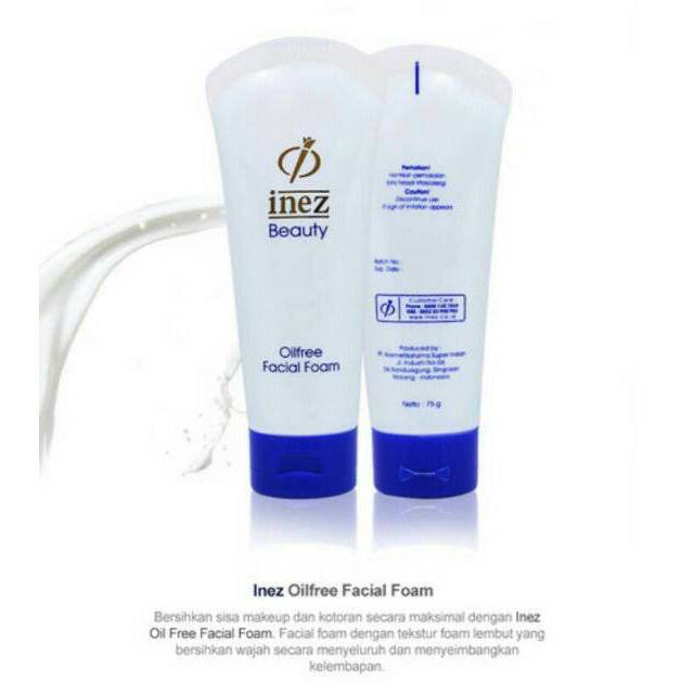 INEZ OIL FREE FACIAL FOAM 75 ML ~ ORIGINAL 100%