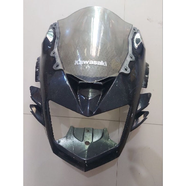 batok lampu cover lampu depqn ninja rr new set visor