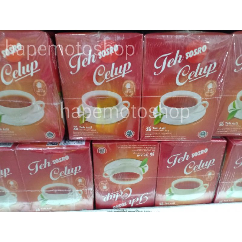 

Sosro Teh Celup (30 sheet x 2 gr)