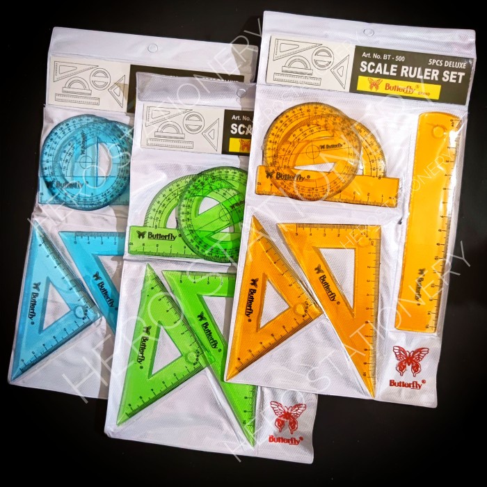 

Segera Miliki Set Penggaris Siku Busur Protractor Butterfly Bt-500 Terlaris