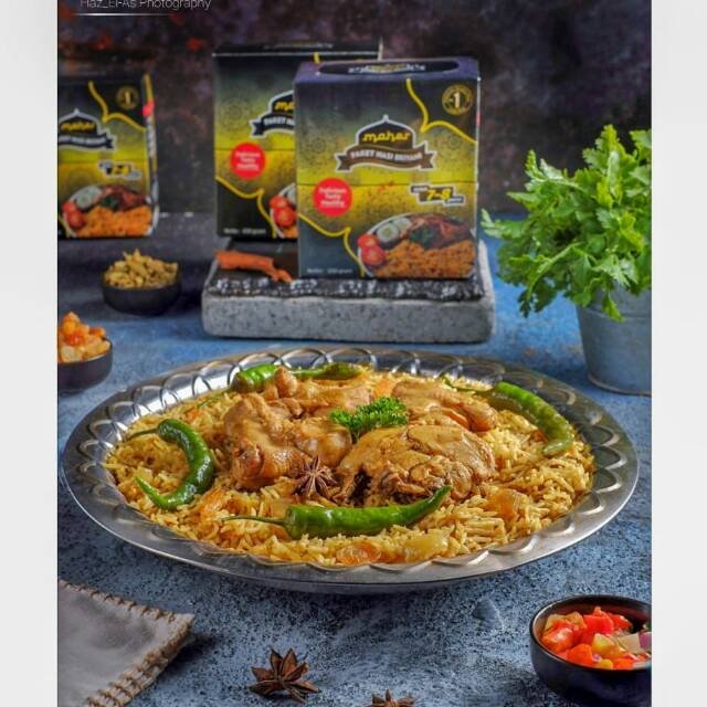 

Paket nasi briyani kemasan dus lebih besar