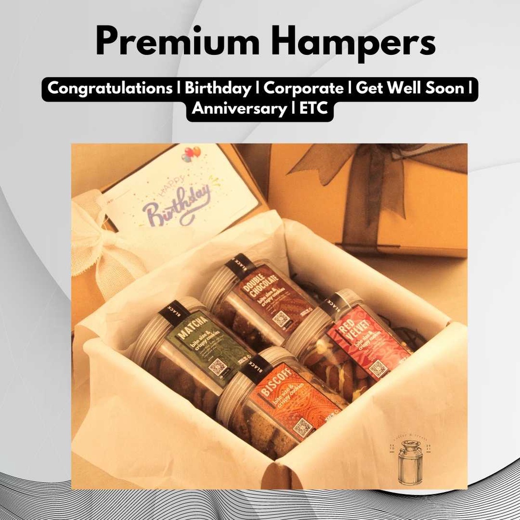 

Premium Hampers 4 Crispy Cookies Jars