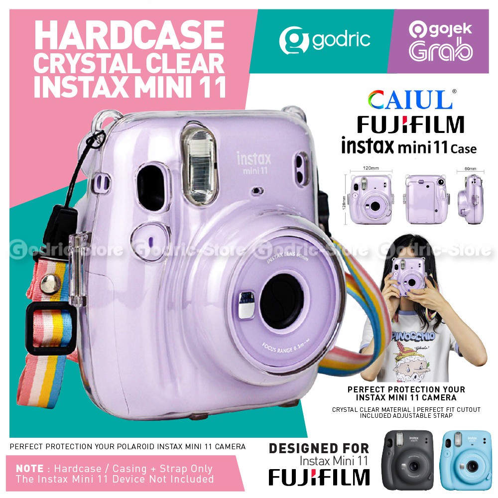 Hardcase Fujifilm Instax Mini 11 Casing Transparan Case FUJI Shopee