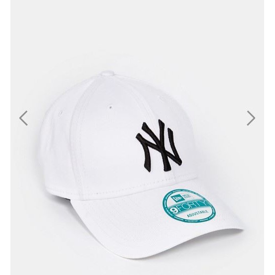 Topi New Era 9Forty White NY Cap