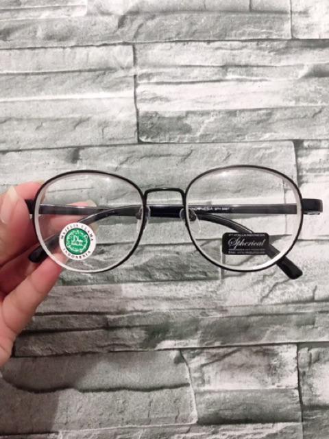 Free Box Dan Lap Kain Kacamata Persegi Big Size Ros 2165