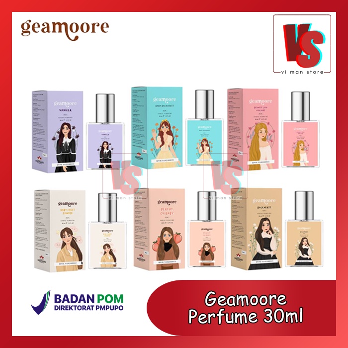 (BPOM) GEAMOORE Spray Perfume 30ml - Parfum Geamore Spray / Parfum Geamoore Spray