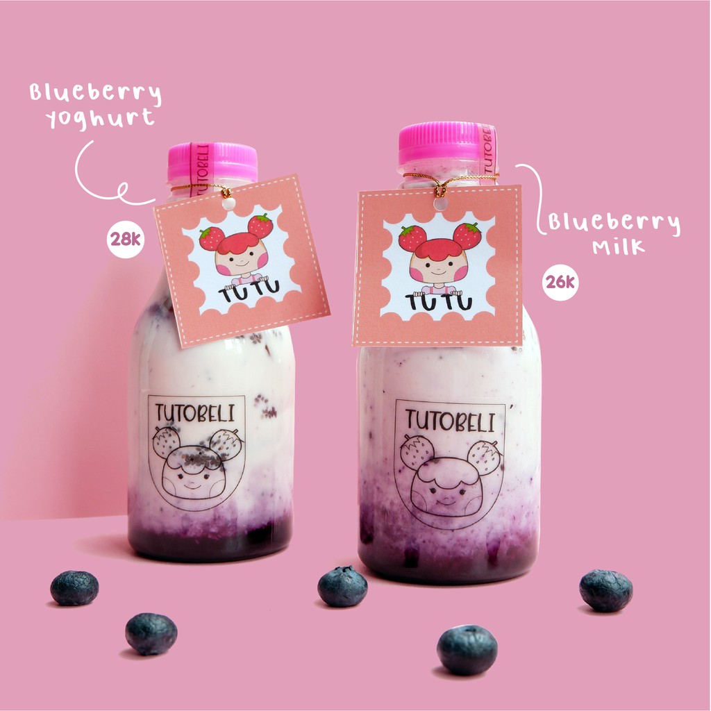 

Fresh Blueberry Milk