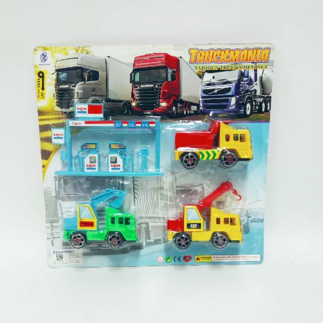 Truck Mania Various Truck Mini Set / mainan truck 3 pc (1701B)