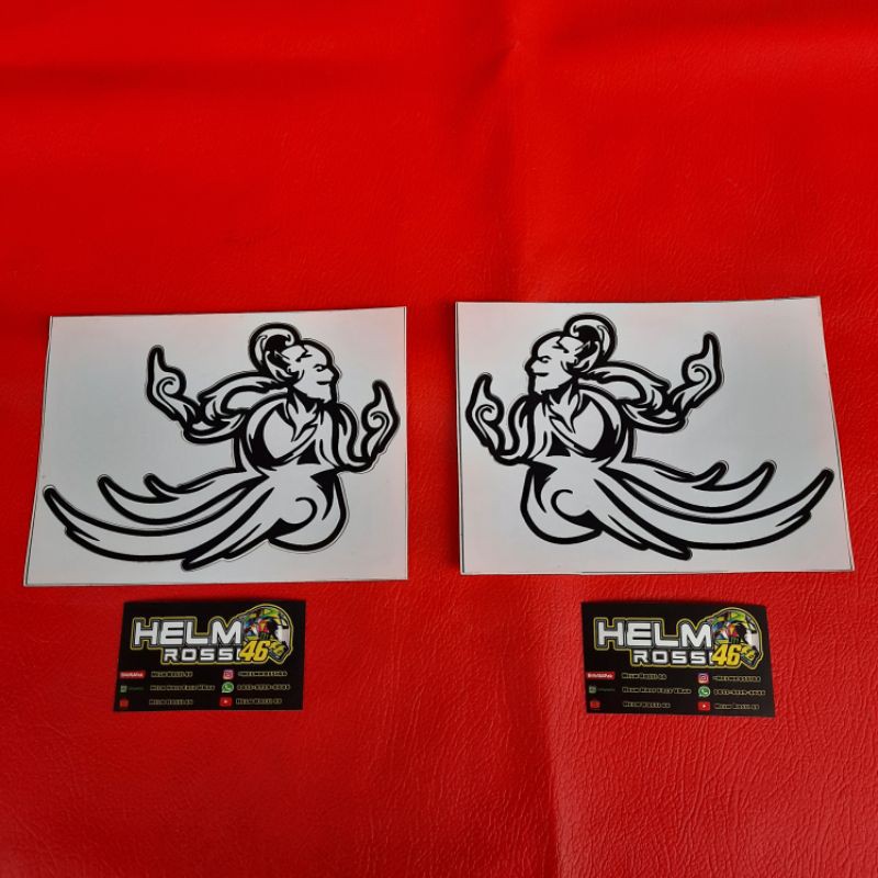 [COD] STICKER HARYANTO - WAYANG - BIMA - 1 pasang 2 pcs variasi