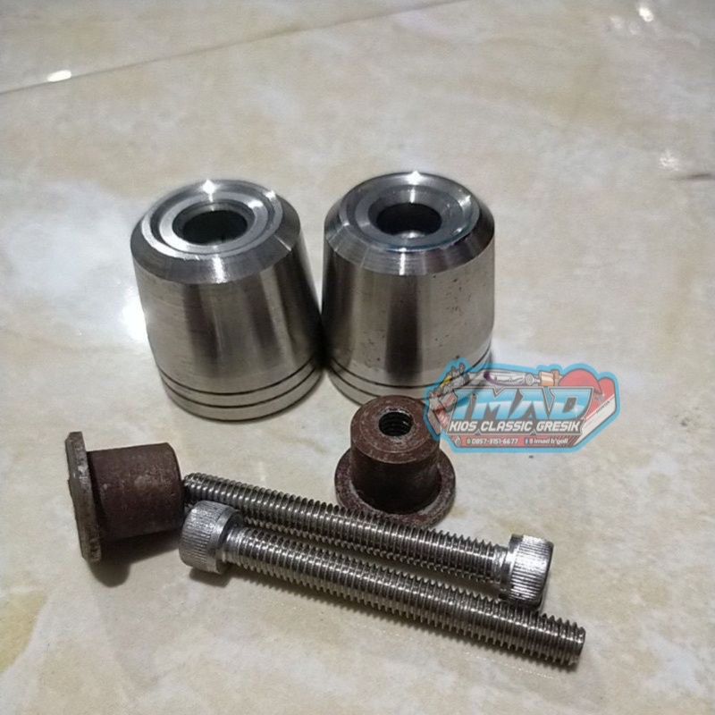 Jalu stenlis balancer stang stir universal RX-King 125z FIZR set baut stainless
