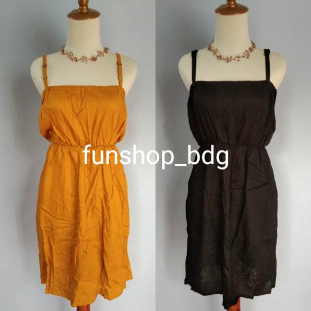 DRESS KEMBEN POLOS BALI