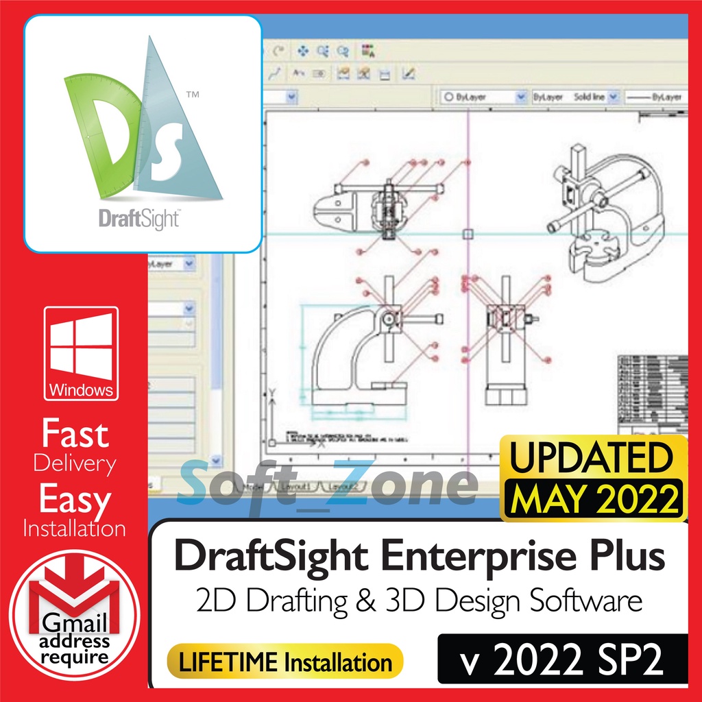 

DrftSght Entrprs Pls 2022 SP2 - 2D Drftng & 3D Dsgn Sftwr [WINDOWS x64] - Dgtl Dwnld