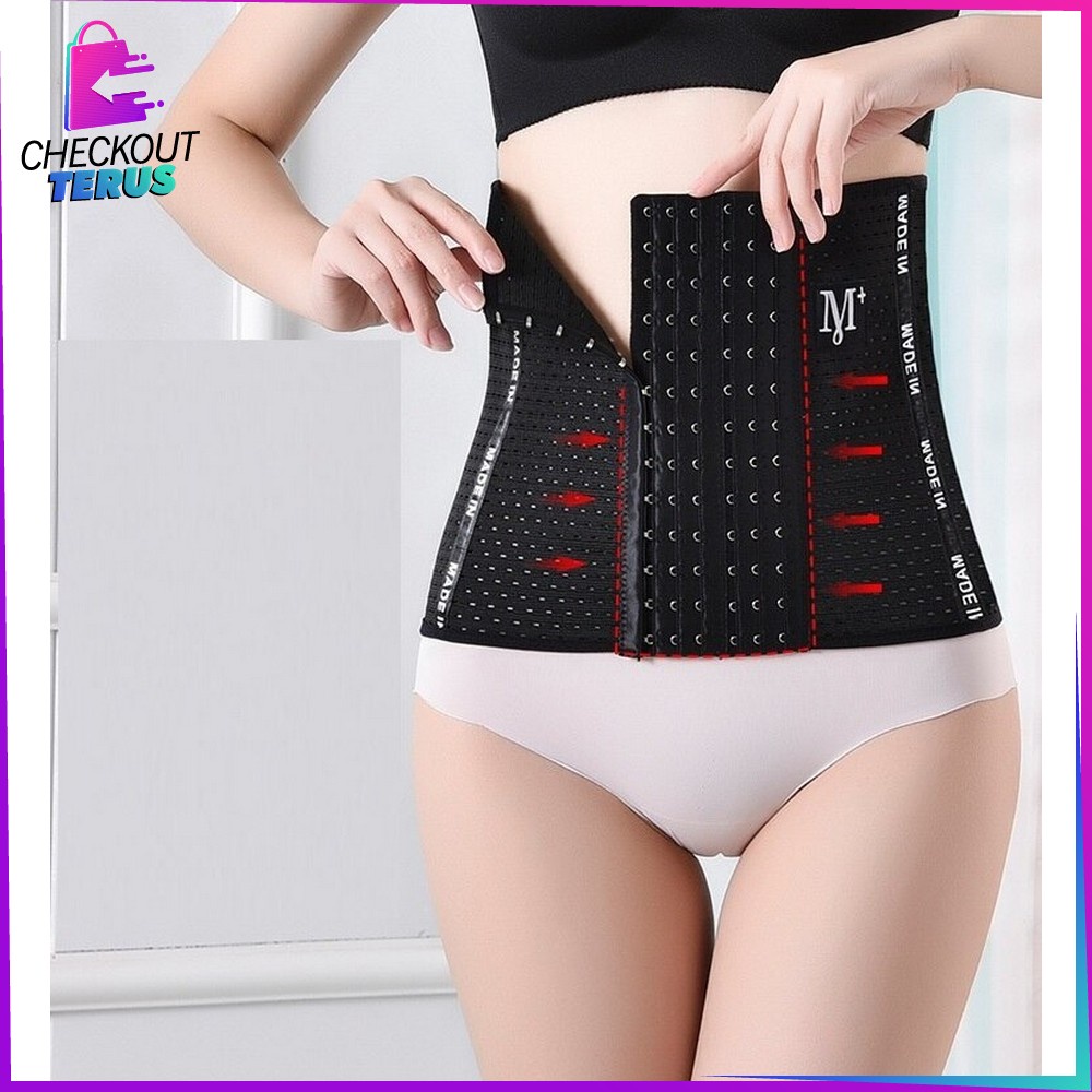 CT P109 Korset Pengecil Perut Pasca Melahirkan Korset Pelangsing Perut Buncit Wanita Pengecil Perut Stagen Corset Top Body Slimming Pant Korset Pelangsing Perut