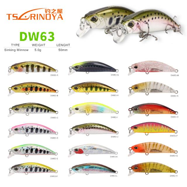Lure Tsurinoya Dw63