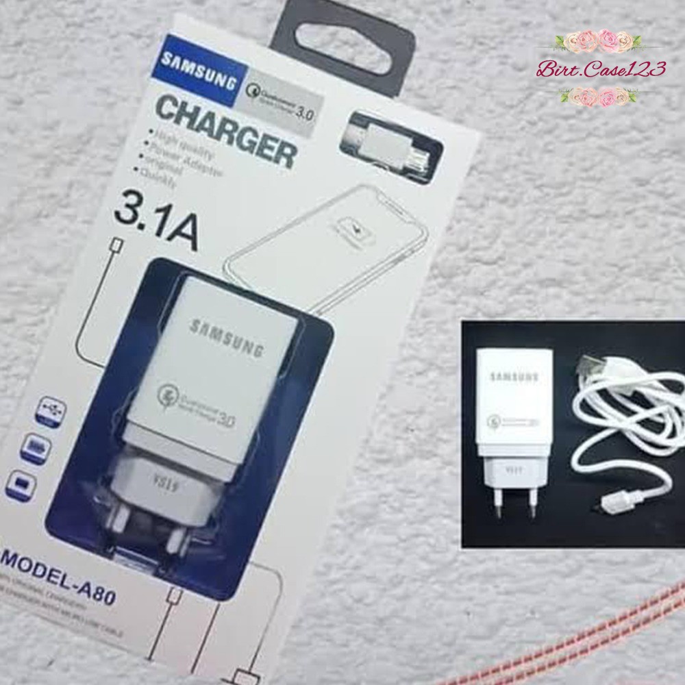 BM048 A80 Cashan Cashan SAMSUNG 3Amper QUALCOM micro fast Charging Anti meledak J2 prime j3 j5 j7 BC4715