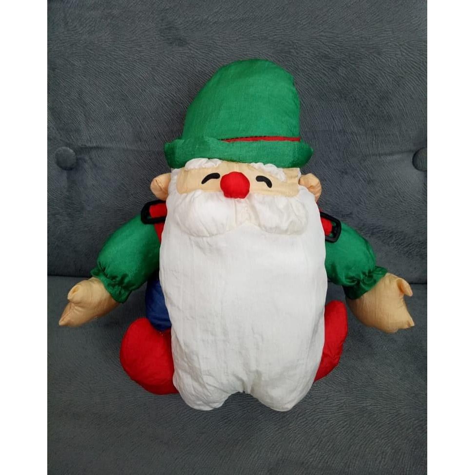 Boneka Santa Endut bahan parasut