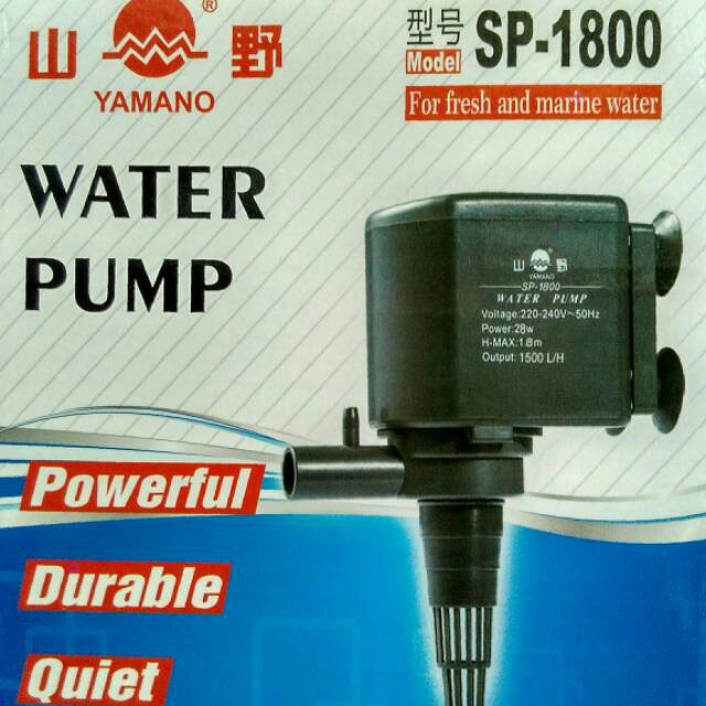 Yamano SP 1800 Pompa Air Celup Water Pump Aquarium Hidroponik SP1800