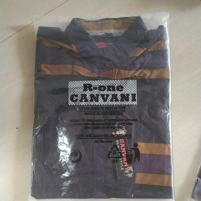 Kemeja Lengan Pendek Pria Bahan Katun Kemeja Kasual Cowok Original Rone Canvany