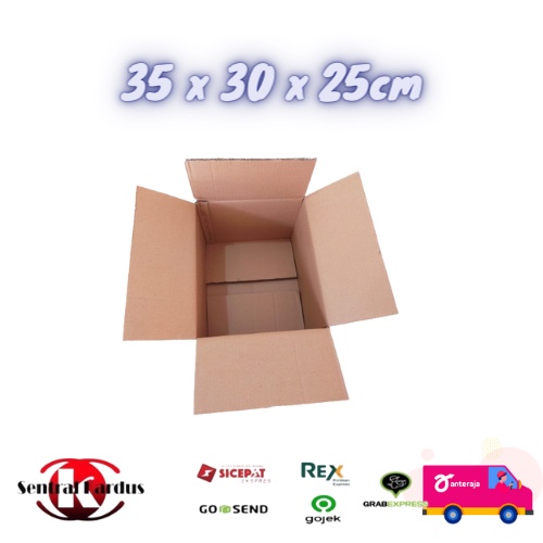 KARDUS DOUBLE WALL POLOS/ KARDUS PACKING 35x30x25cm (HARGA PAKET 10PCS)