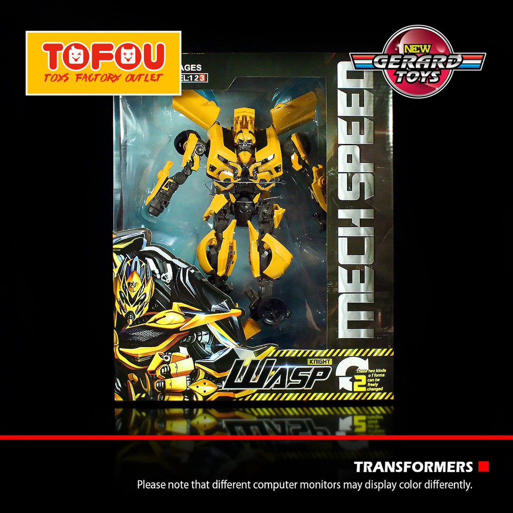 Mainan Anak Transformers Mech Speed Jumbo Premium Bumblebee Murah