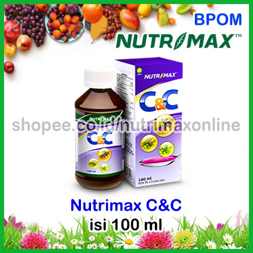 Nutrimax C C Syrup 100ml Cnc Sirup Vitamin Obat Herbal Batuk Kering Berdahak Flu Pilek Anak Dewasa Shopee Indonesia