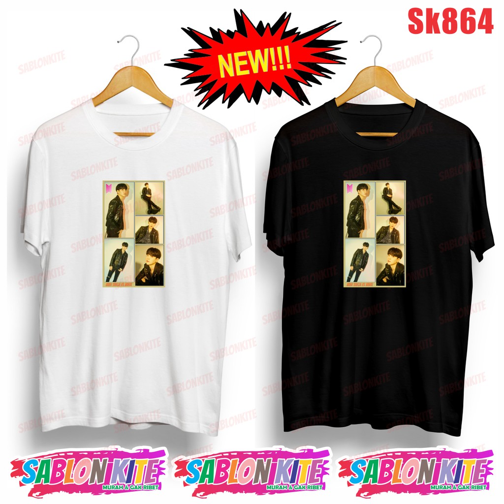 MURAH!!! KAOS KPOP MIN SUGA COVER SK864 UNISEX COMBED 30S