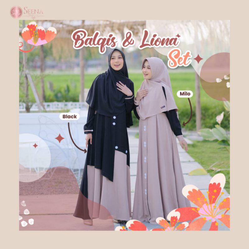 Open PO Liona&Balqis Set by Seena Modesty