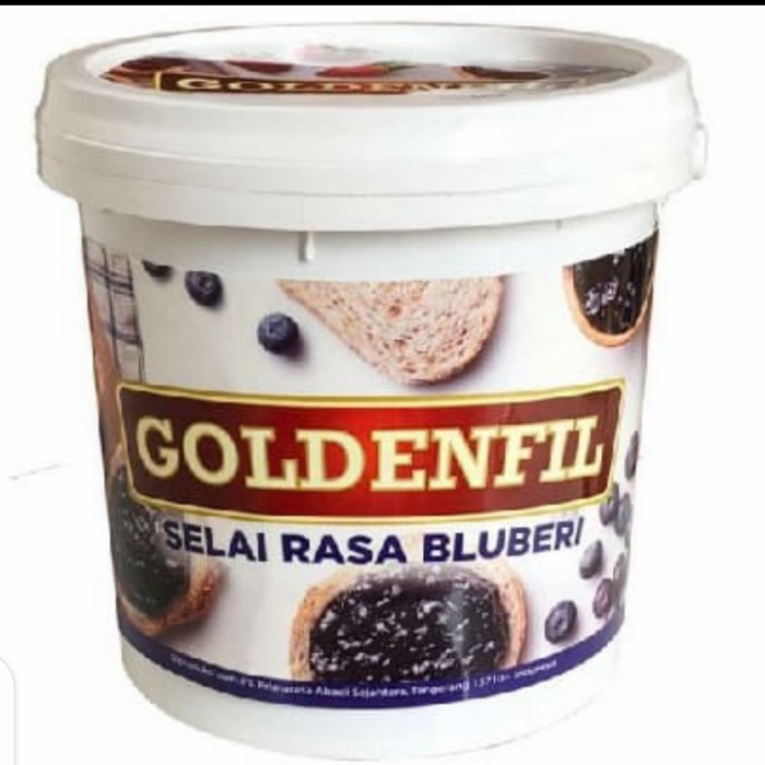 

Goldenfil Blueberry/ Selai Rasa Blueberry 1kg