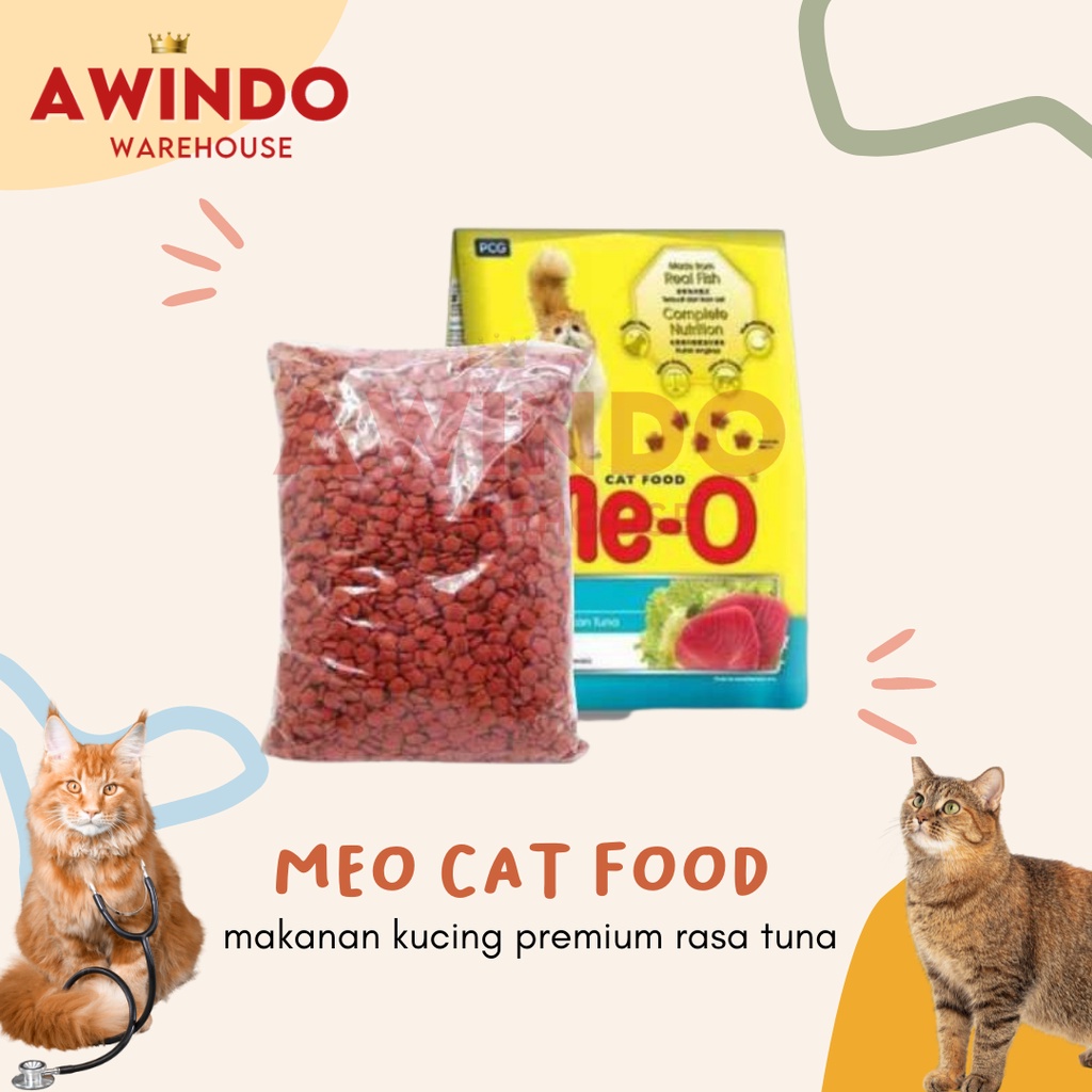 MEO ADULT TUNA - Meo Makanan Pakan Kucing Kering Me-o Adult Tuna Dry Cat Food