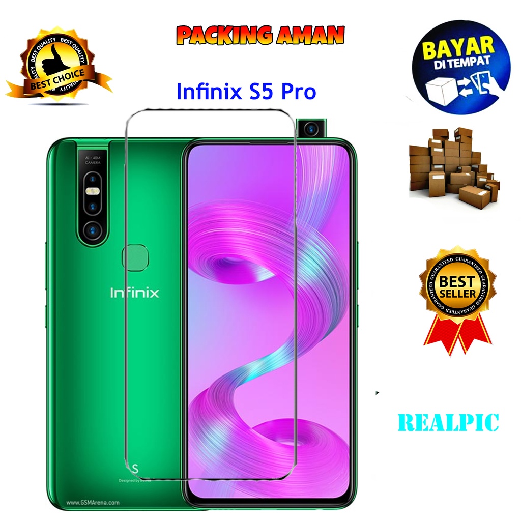 Tempered Glass Infinix S5 Pro 4G 2020 Screen Protector Anti Gores