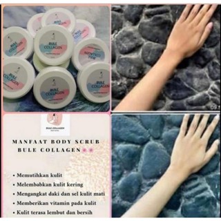 blue collagen body scrub