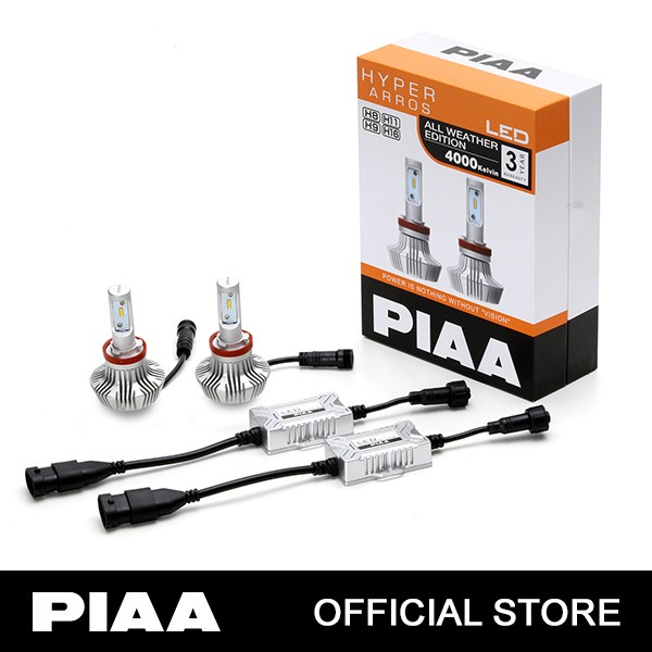 PIAA HYPER ARROS LED STYLE EDITION LEH132E H8 H9 H11 H16 4000K - LAMPU MOBIL