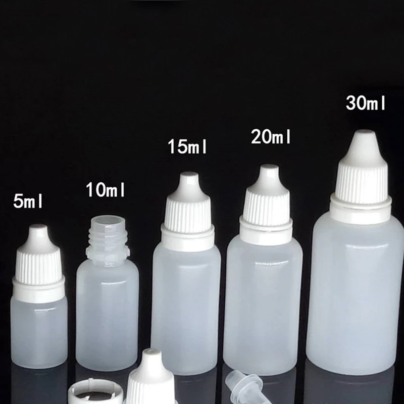 7 Size Empty Plastic Eye Drop Bottle