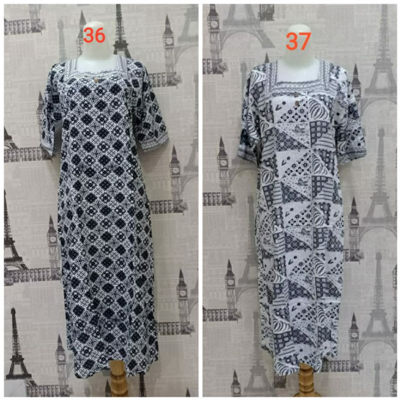 Sekdres Lengan 3/4 Kencana Ungu Label Coklat