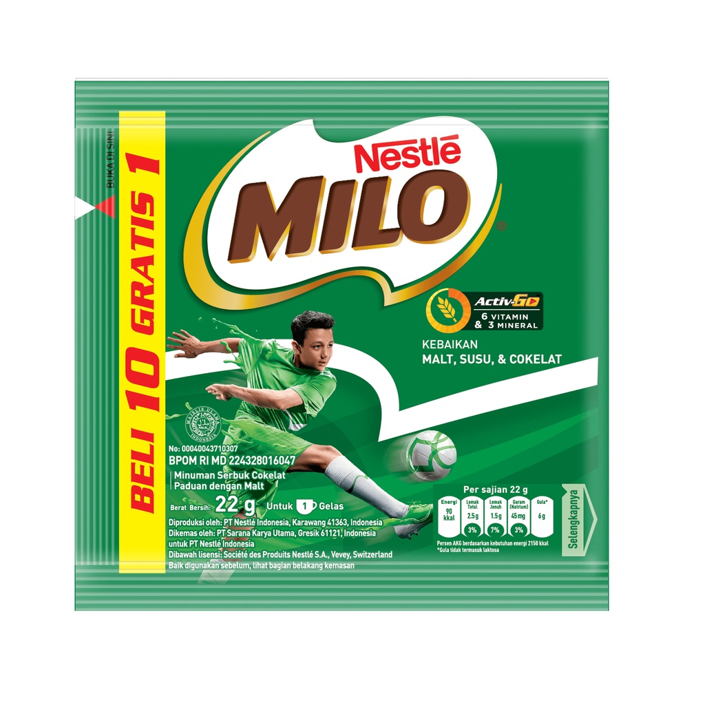 

Milo Sachet Renceng Active Go Renteng 11 Pcs