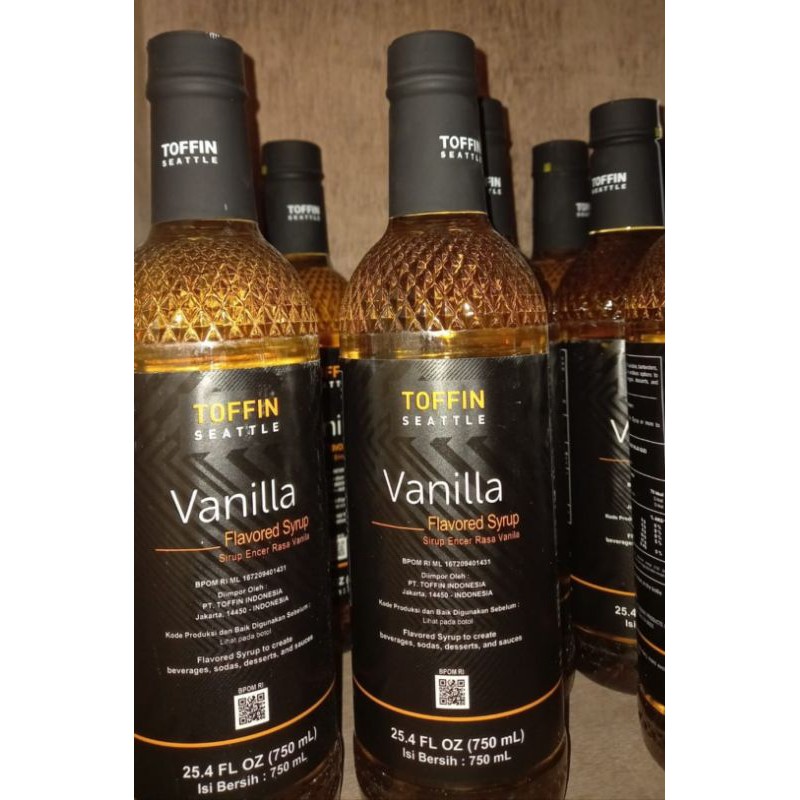 

Toffin syrup vanilla 750ml