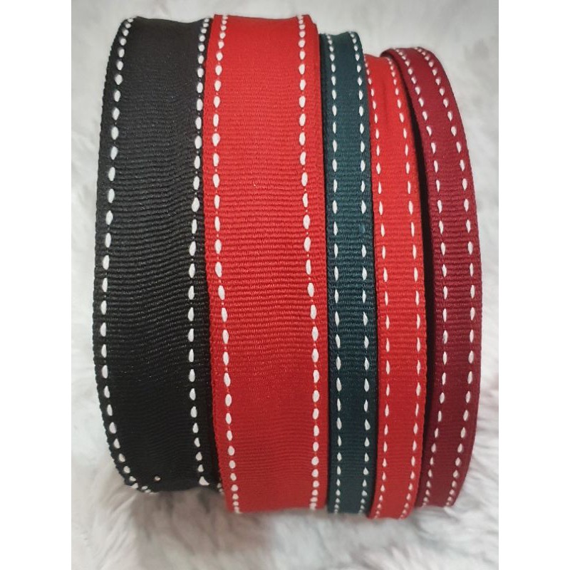 

Pita Polyester bintik lebar 1 cm dan 2.5cm Pita Kain Craft Dekorasi Tas Celana dll