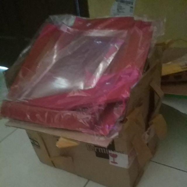 Box Coklat - Box Nastar Sekat 15 (3x5) Warna Emas