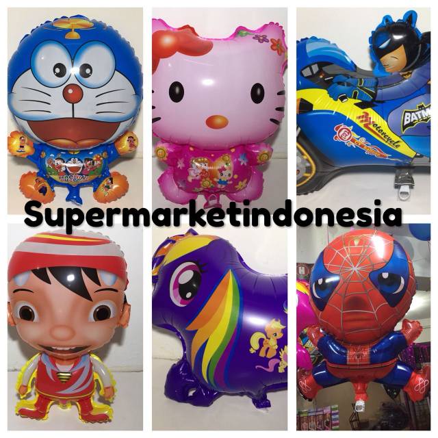 Balon Karakter Plastik