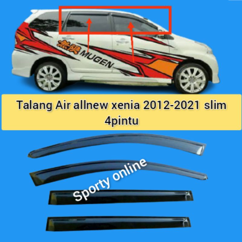 Talang air new xenia 2012-2021 slim