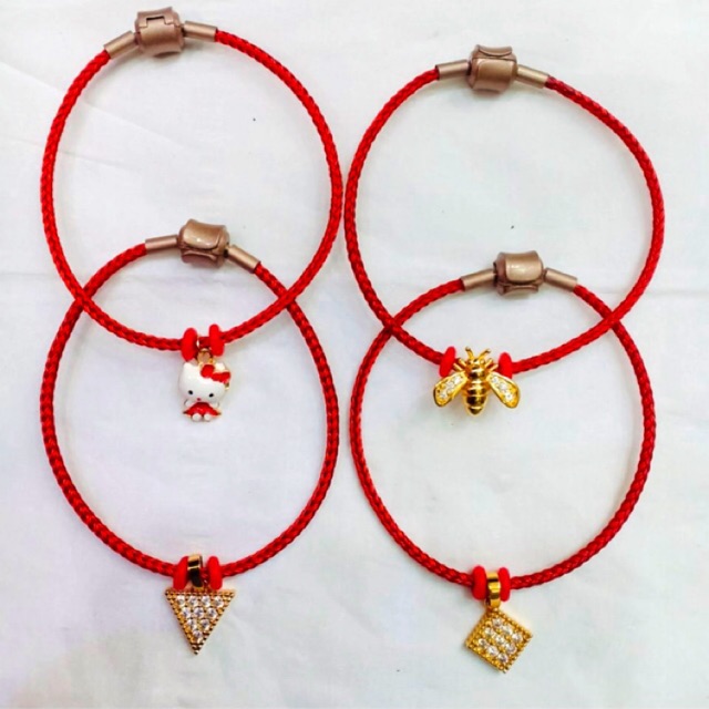 Gelang Tali Kawat Anti Air Waterproof Untuk Charm Liontin Mainan gelang leontin juarai lucu