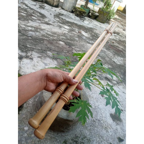 tongkat komando terlaris kayu cendana lokal