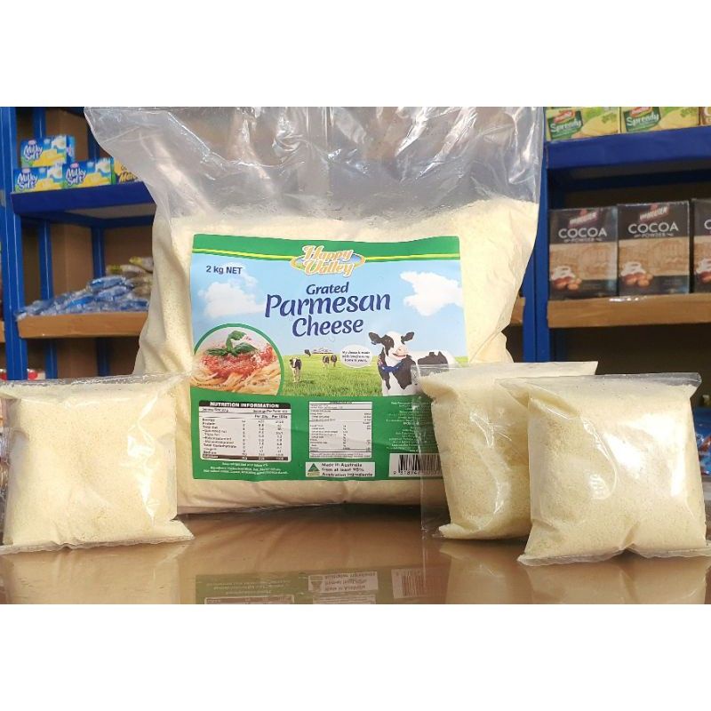 

100gr Keju Parmesan Happy Valley/Keju Tua/Keju Permesan