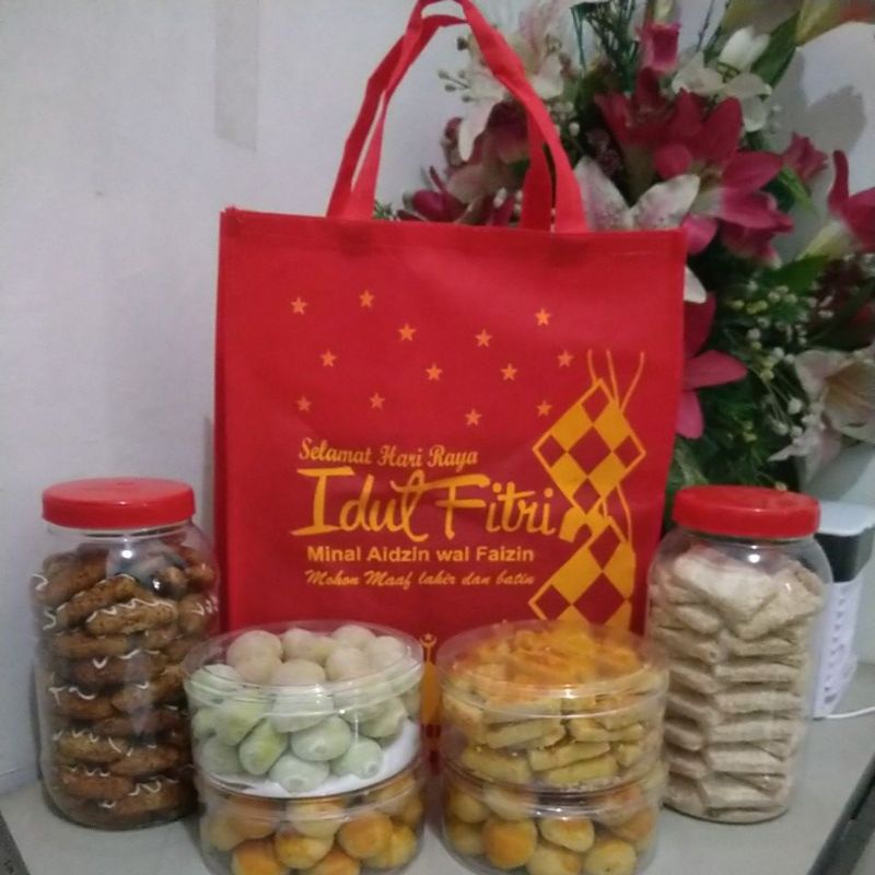 (1 lusin=12 psc)BIG SALE Tas parcel lebaran idul Fitri