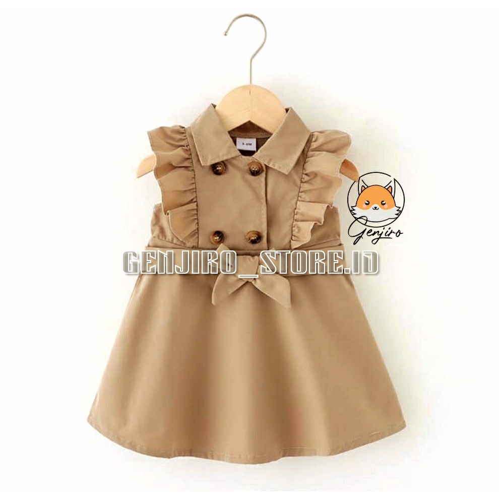 BAJU ANAK PEREMPUAN/DRESS RAMY COKSU/SINGLET/FASHION ANAK /UNTUK USIA 6 BULAN - 4 TAHUN/COD